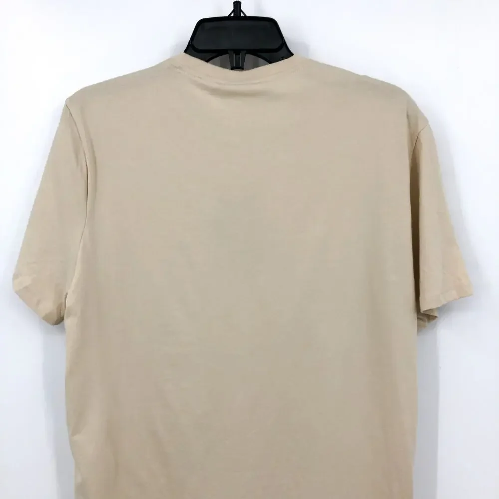 EVERLANE Uniform Men's Organic Cotton Pocket Tee Medium Tan Plain Khaki NWT - Picture 8 of 13